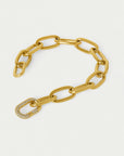 Solene Pavé Chain Bracelet
