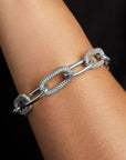 Solene Pavé Link Bracelet