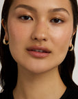 Margaux Pavé Huggie Hoops