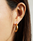 Signature Pavé Small Hoops