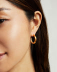 Signature Pavé Small Hoops