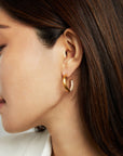 Signature Pavé Small Hoops