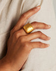 Nomad Square Statement Ring