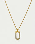 Solene Pavé Pendant Necklace