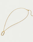 Solene Pavé Long Pendant Necklace