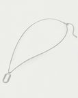Solene Pavé Long Pendant Necklace