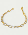 Solene Pavé Statement Link Necklace
