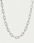 Solene Pavé Statement Link Necklace