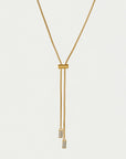 Juliette Pavé Lariat Necklace