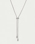 Juliette Pavé Lariat Necklace