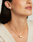 Signature Pavé Tube Necklace