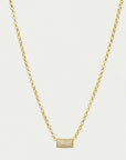 Signature Pavé Tube Necklace