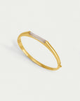 Signature Revival Hinge Gemstone Bangle
