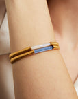 Signature Revival Hinge Gemstone Bangle