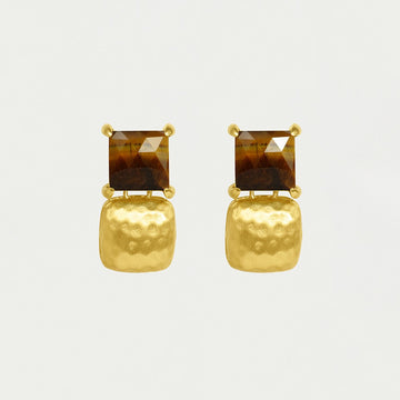 Nomad Square Droplet Earrings