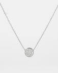 14K Gold Signature Diamond Pendant Necklace