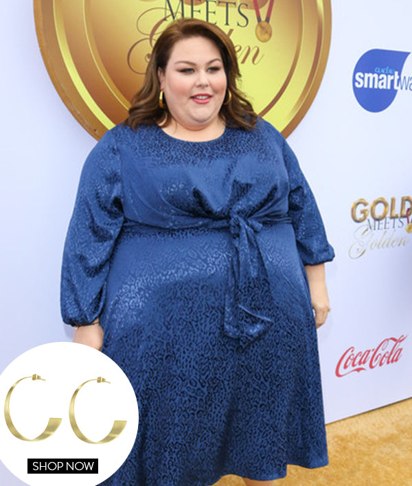 CHRISSY METZ IN OUR BOSSA HOOPS