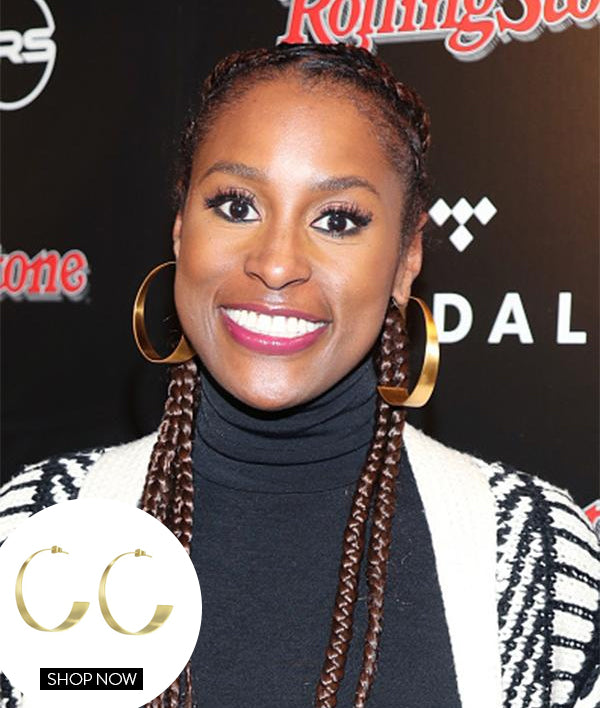 Issa Rae in our Large Bossa Hoops