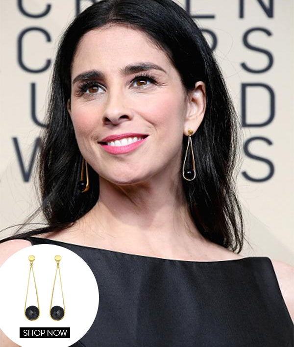 Sarah Silverman in our Ipanema Earrings