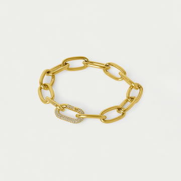 Solene Pavé Chain Bracelet