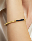 Revival Hinge Gemstone Bangle