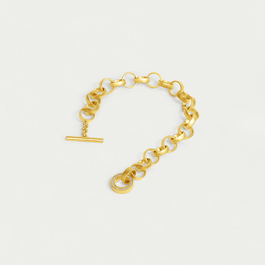 Petit Pavé Statement Chain Bracelet