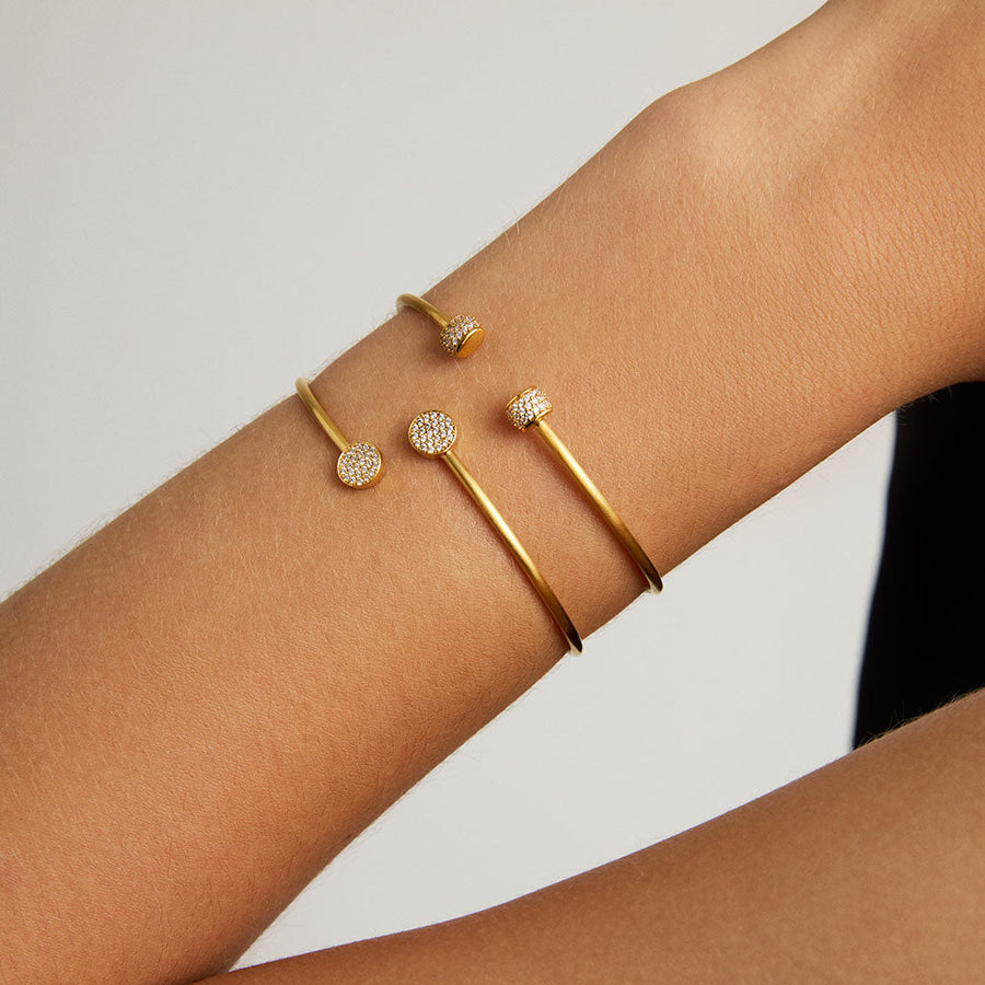 Mirabeaux Pavé Twist Bangle