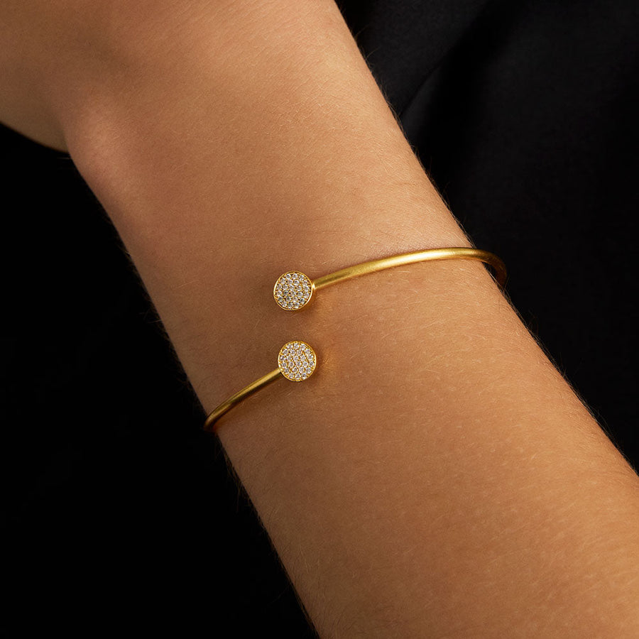Mirabeaux Pavé Twist Bangle