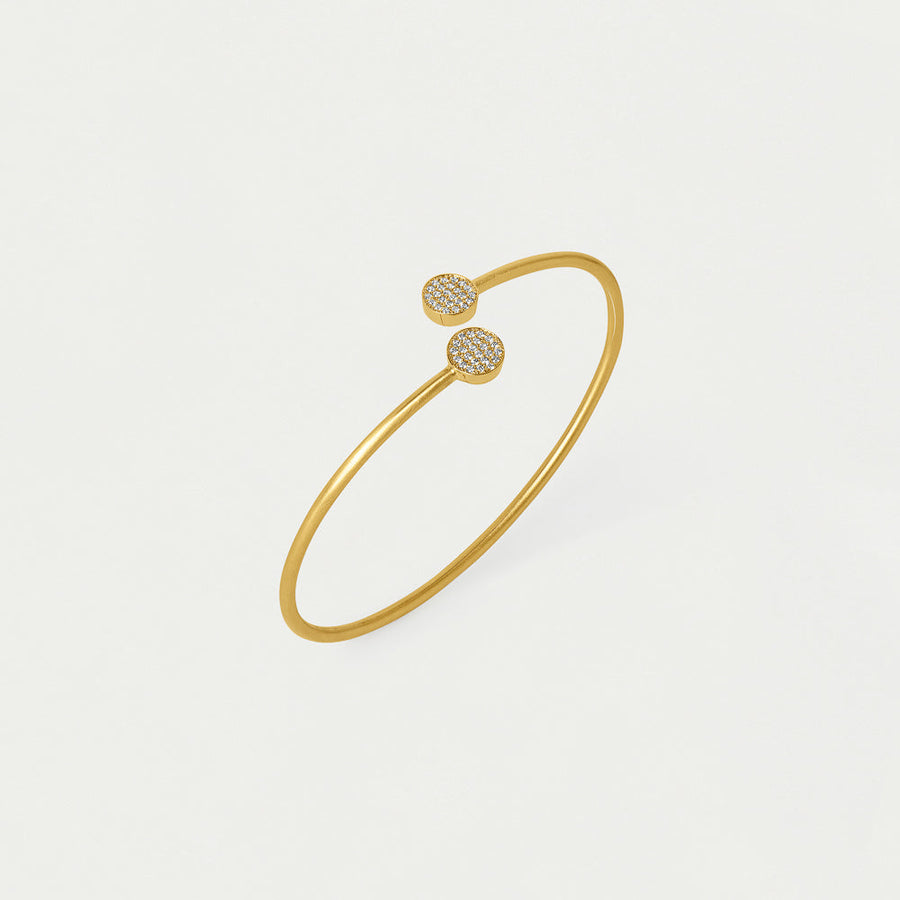Mirabeaux Pavé Twist Bangle