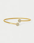 Mirabeaux Pavé Twist Bangle