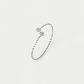 Mirabeaux Pavé Twist Bangle