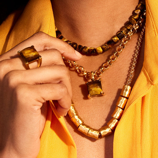 TIGER'S EYE GEMSTONE