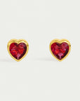 Signature Midi Heart Studs