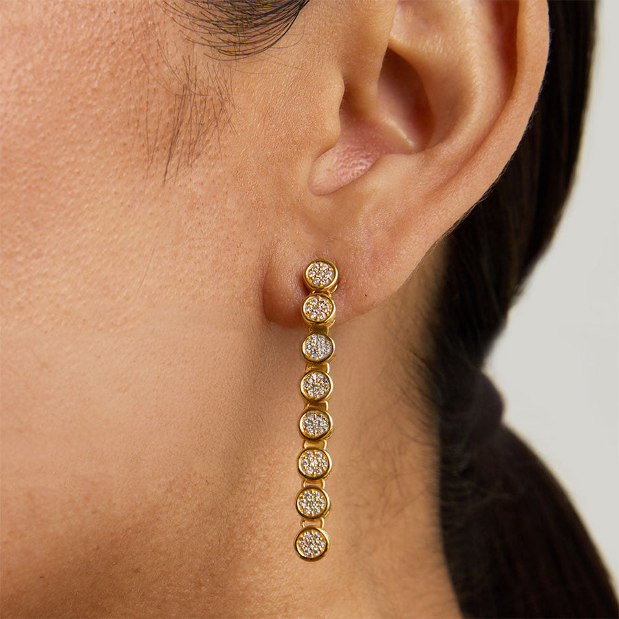 Mirabeau Pavé Drop Earrings