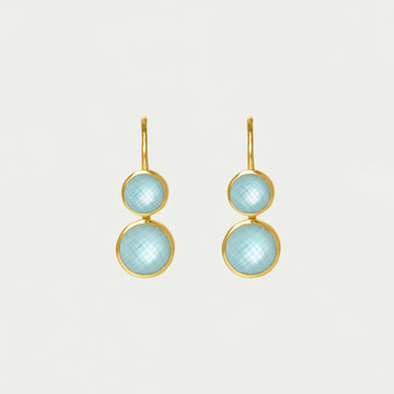 Tulum Double Droplet Earrings