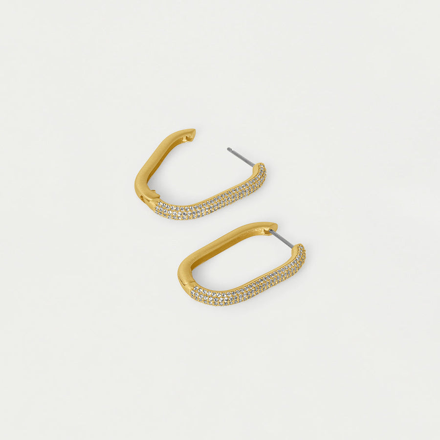 Juliette Pavé Hinged Hoop