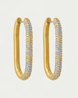 Juliette Pavé Hinged Hoop