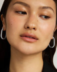 Juliette Pavé Hinged Hoop