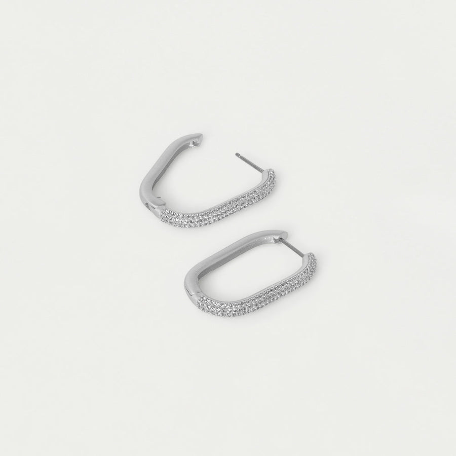 Juliette Pavé Hinged Hoop