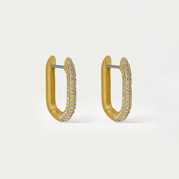 Juliette Pavé Huggie Hoop