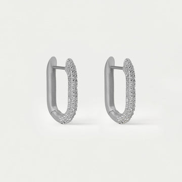 Juliette Pavé Huggie Hoop
