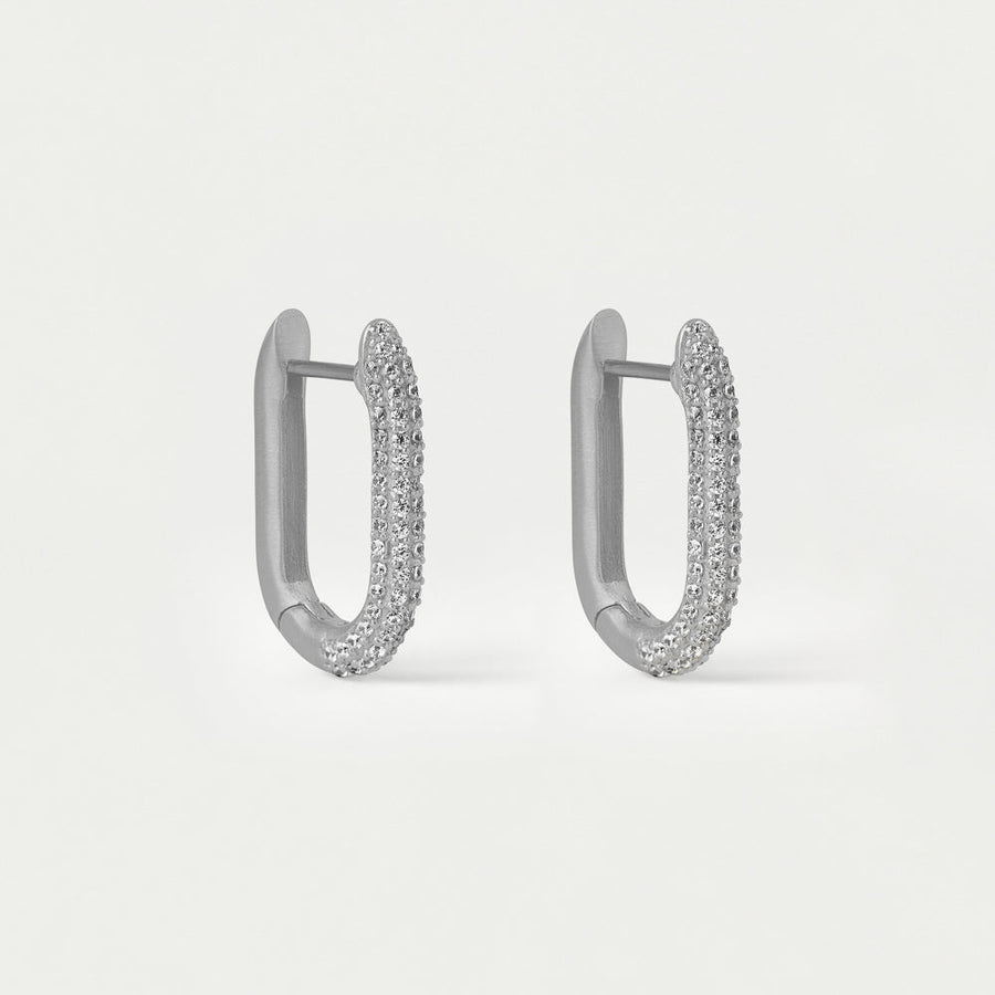 Juliette Pavé Huggie Hoop