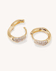 Charlotte Huggie Hoops