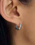 Charlotte Huggie Hoops