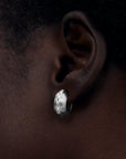 Gemma Huggie Hoops