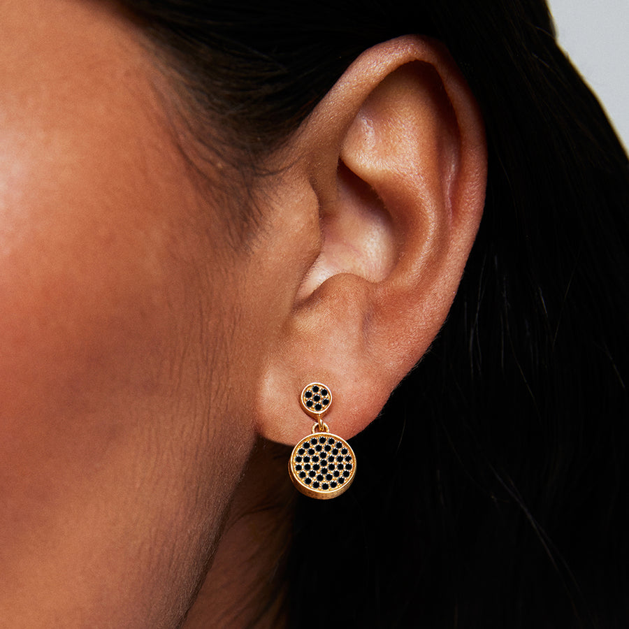 Petit Pavé Droplet Earrings