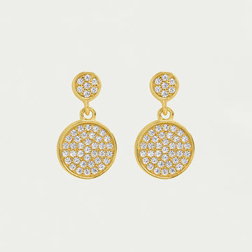 Petit Pavé Droplet Earrings