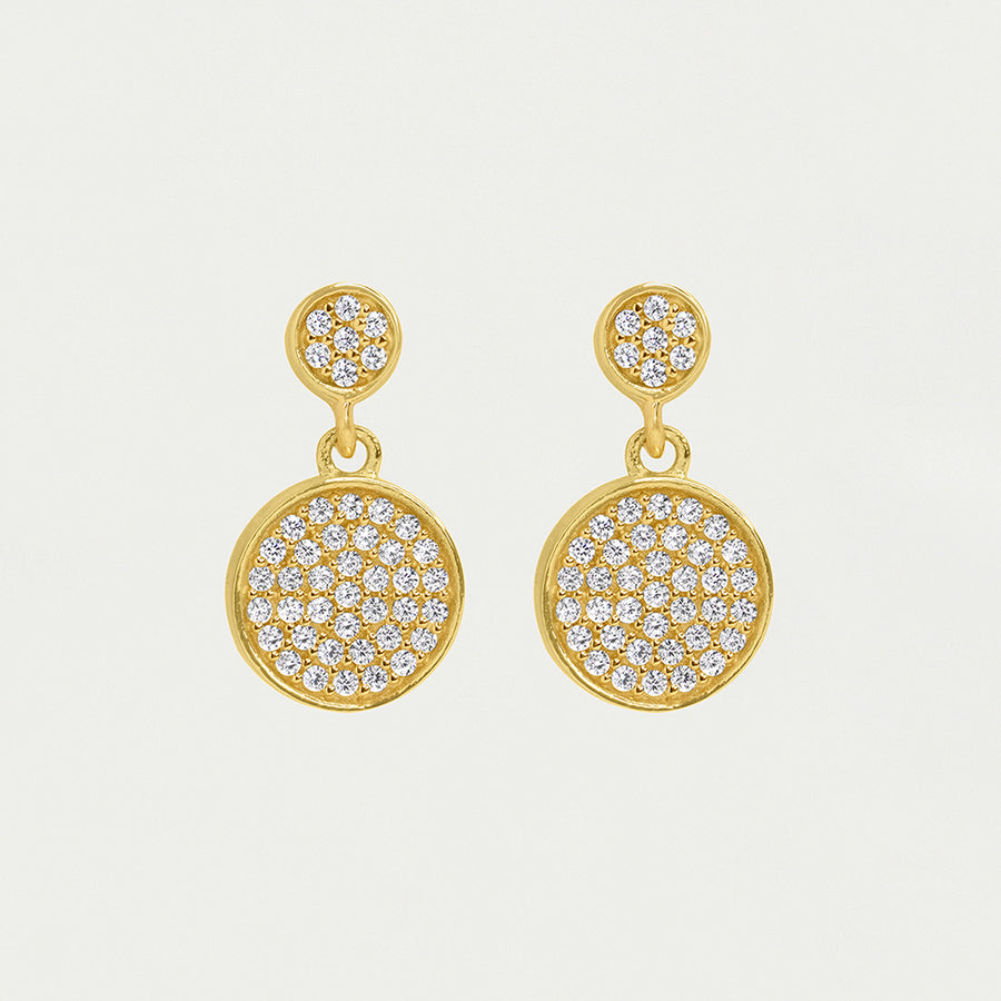 Petit Pavé Droplet Earrings