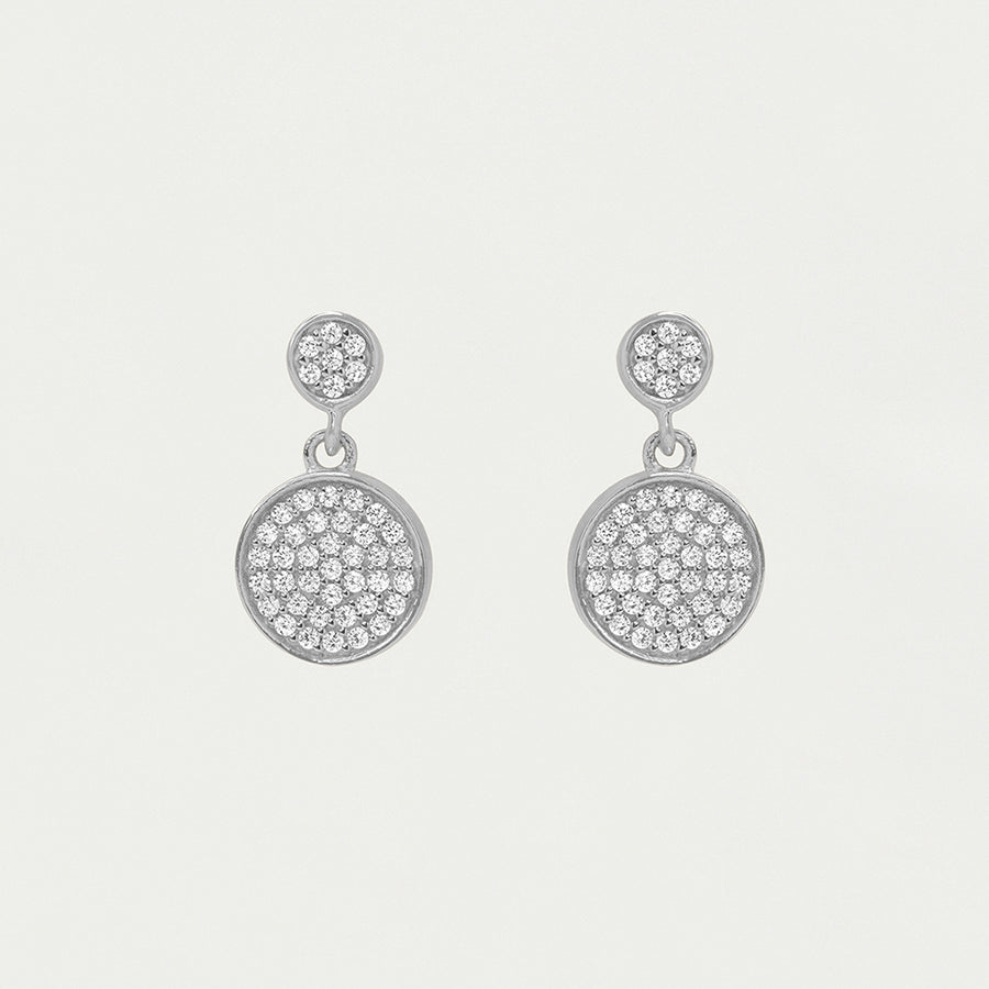 Petit Pavé Droplet Earrings