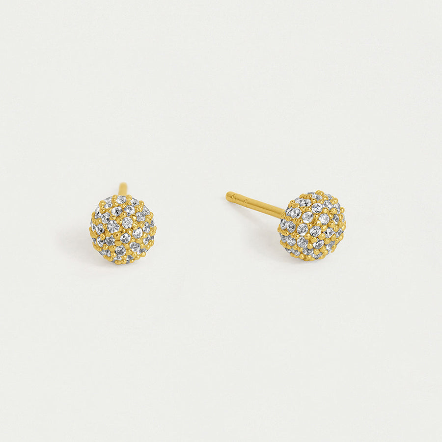 Petit Pavé Mini Ball Studs